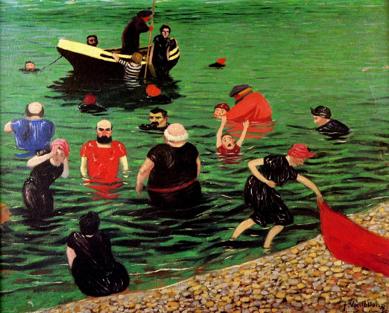 Félix Vallotton - 284, Fare il bagno a Etretat
